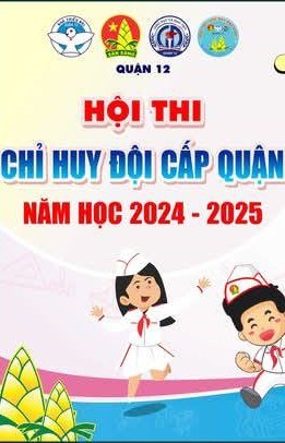 Đồng diễn Semaphore của đội viên Liên đội THCS An Phú Đông - Năm học 2024 - 2025